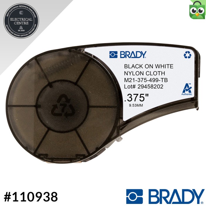 

✨Ready Brady M21-375-499-Tb Terminal Block Nylon Labels 110938 Berkualitas