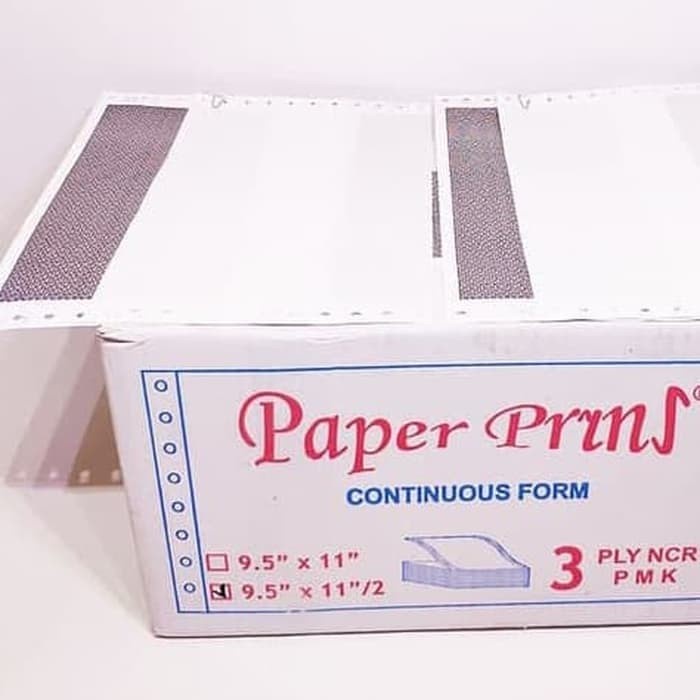 

✨Sale Kertas Continous Form Slip Gaji 3 Ply Bagi 2 Terbaru