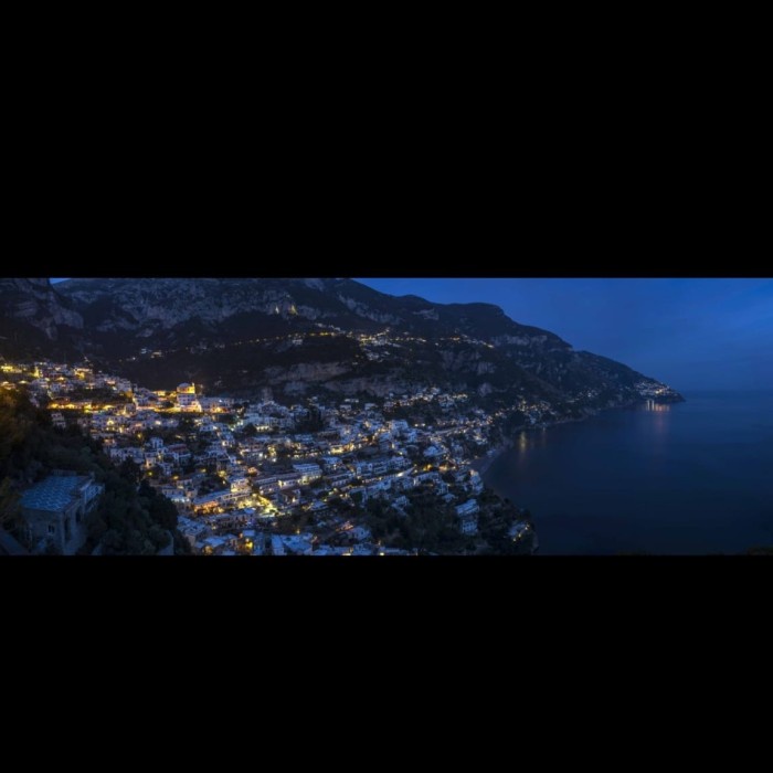 

✨Sale Positano At Dusk Amalfi Coast Panoramic Photo Print Diskon