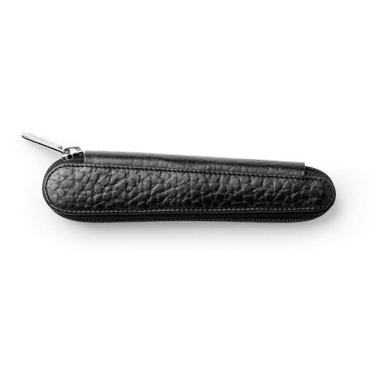 

✨Sale Faber-Castell Pen Pouch 1 Zip Grained Black Berkualitas