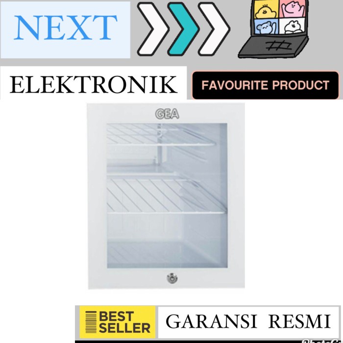 ✨Ready Gea Expo-50Fd Showcase Kulkas Kaca Expo50 Kulkas Mini Limited
