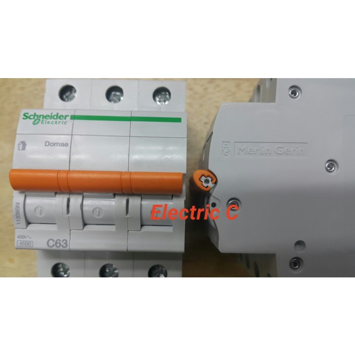 ✨Ori Schneider Electric / Merlin Gerin / Mcb Domae 3Phase 63 Amper Sni 3X63 Berkualitas