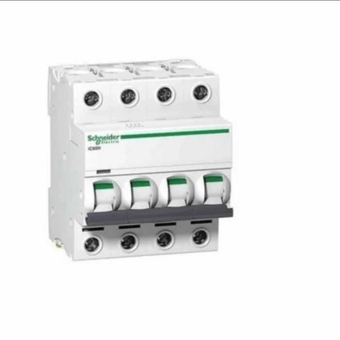 ✨Ori Mcb Ic60H 4P 4A Schneider Berkualitas