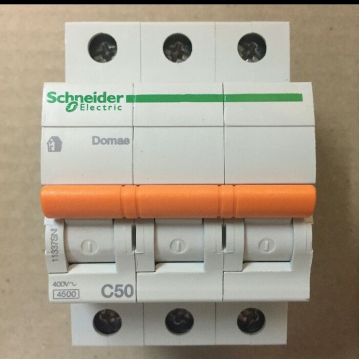 ✨Ori Mcb 3P 3Phase 50A 50Ampere Schneider Limited
