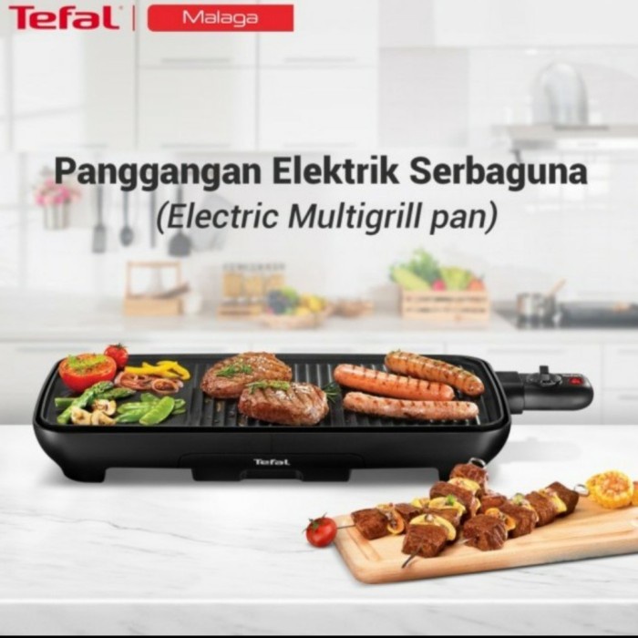 ✨New Ori Tefal Malaga Grill Tg391 / Tefal Plancha / Panggangan Bbq Berkualitas
