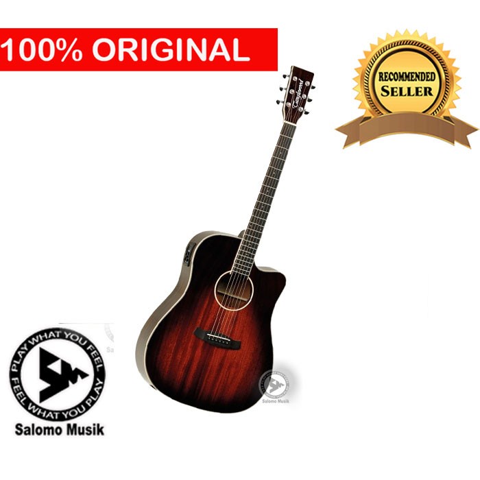 ✨New Gitar Akustik Elektrik Tanglewood Tw5 E Avb  Softcase Terbatas