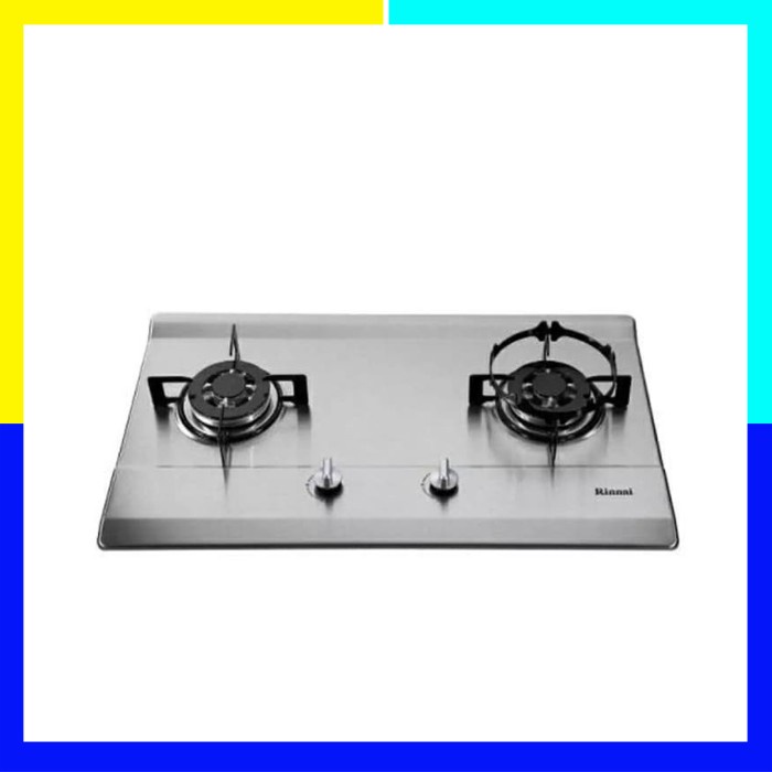 ✨New Ori Kompor Gas Rinnai Rb-712NS Rinnai Kompor Gas Tanam 2 Tungku Terbaru