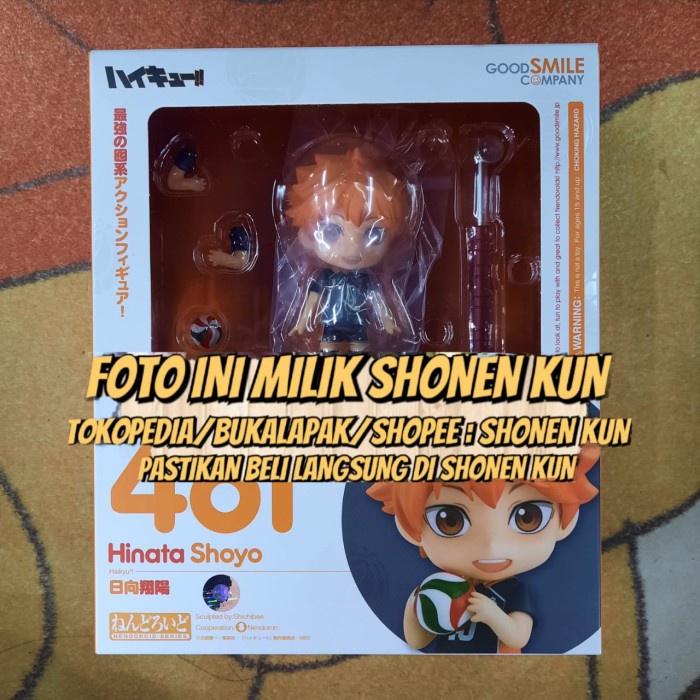 ✨Baru Nendoroid Shoyo Hinata Haikyuu Haikyu Karasuno Mainan Original Ori Berkualitas