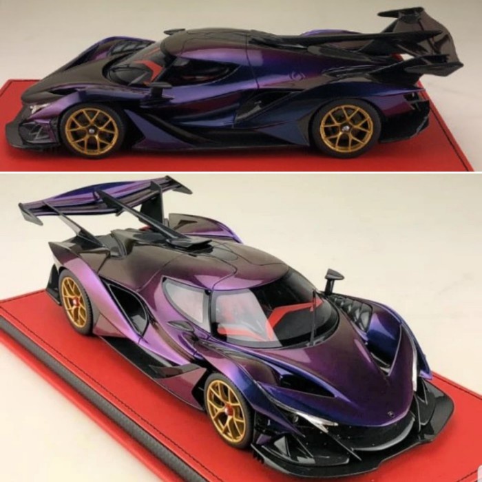 ✅Termurah 1:18 Peako Model Apollo Automobili Apollo Ie Purple Chameleon Diskon