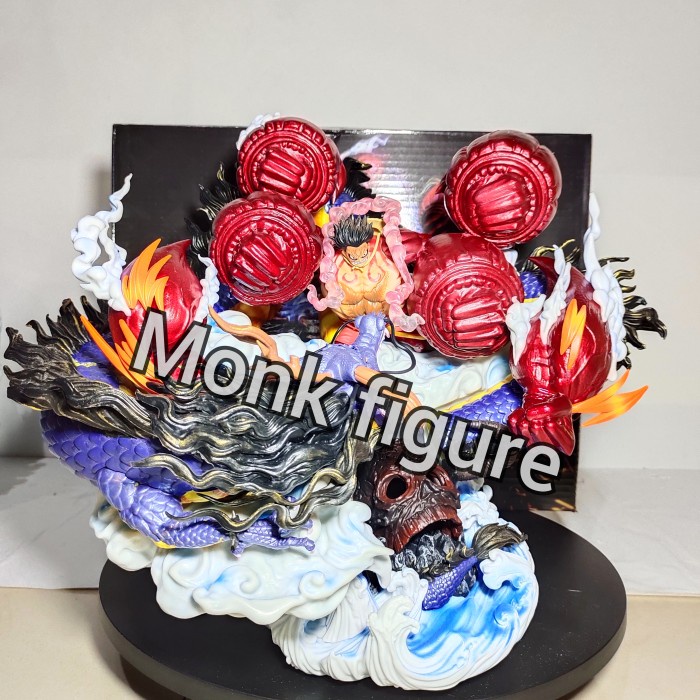 ✨Baru Statue One Piece Luffy Gear 4 Vs Kaido Wano Onigashima Mrj Studio Gk Limited