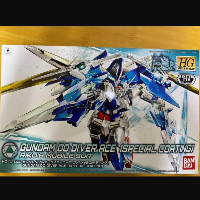 ✨Baru Hg Hgbd Gundam 00 Diver Ace Special Coating Berkualitas