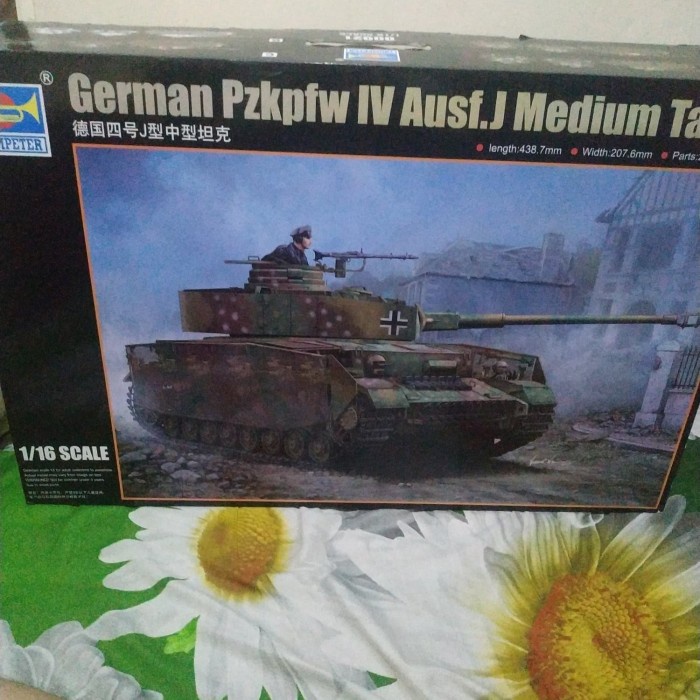 ✅Termurah Tank German Pzkpfw Iv Ausf. J Medium Tank Trumpeter 1/16 Model Kit Limited