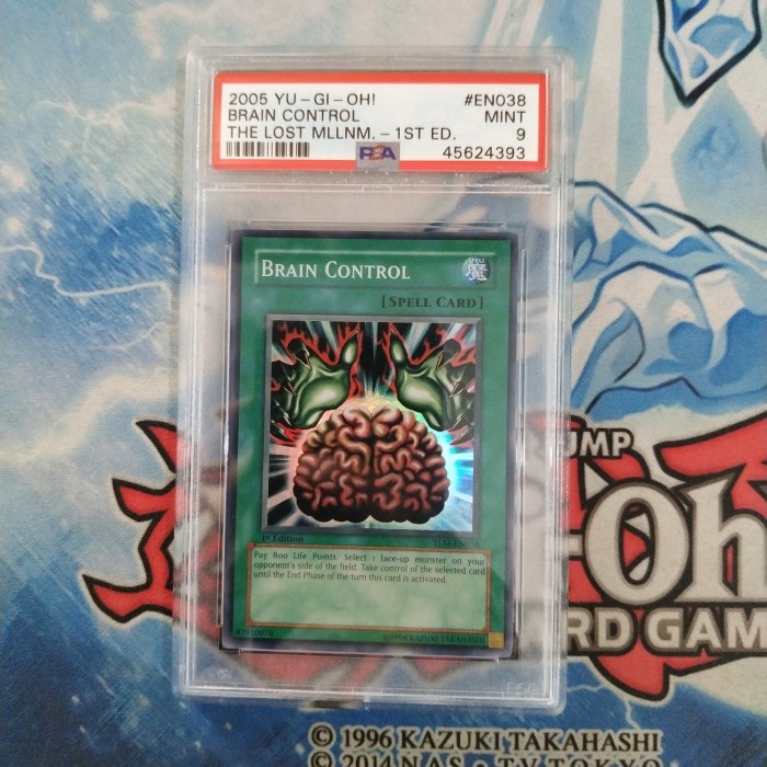 ✅Termurah Yugioh Brain Control Tlm 1Ed Psa 9 Original Terbaru