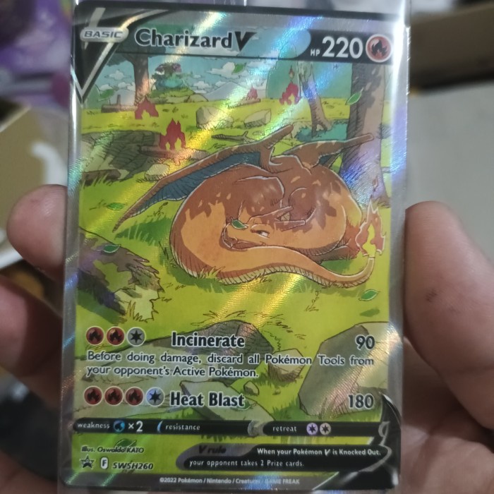 ✅Termurah Promo Card Pokemon Charizard V Charizard Vstar Dan Charizard Vmax Berkualitas