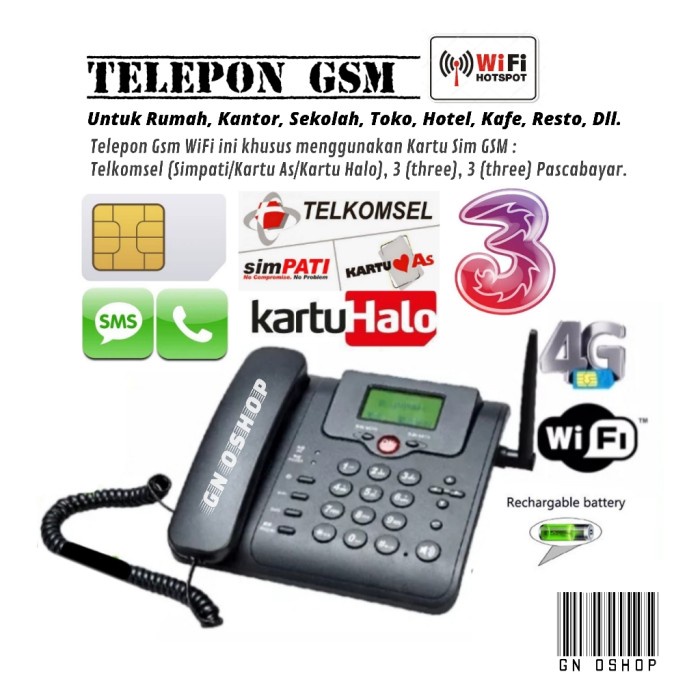 Telepon Gsm Wifi Rumah Telpon Telephone Modem Router Fwp Desk Phone 4G