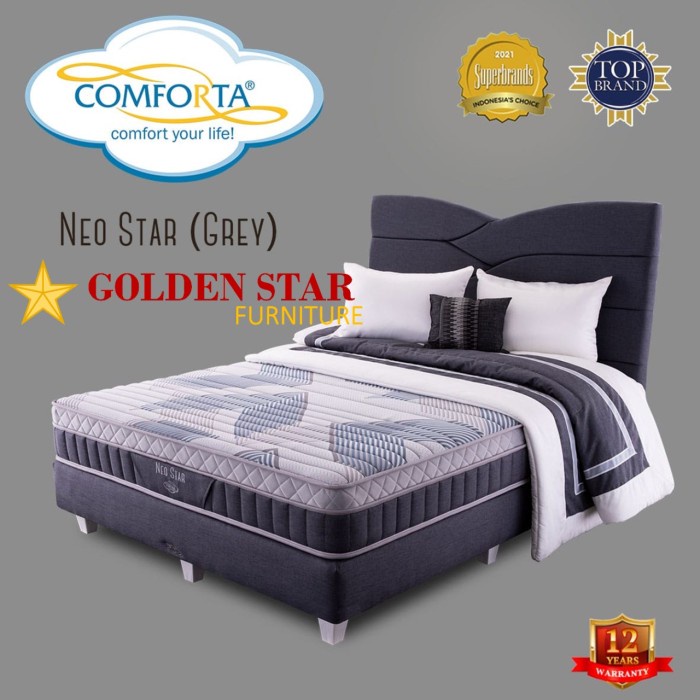 ((((()paling dicari] Set / Kasur Matras Neo Star Comforta Spring Bed 120/160/180 Springbed