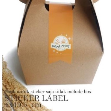 

@#@#@#] Sticker Label Belt Thank You Homemade Hiasan Kemasan Dus Box Gable