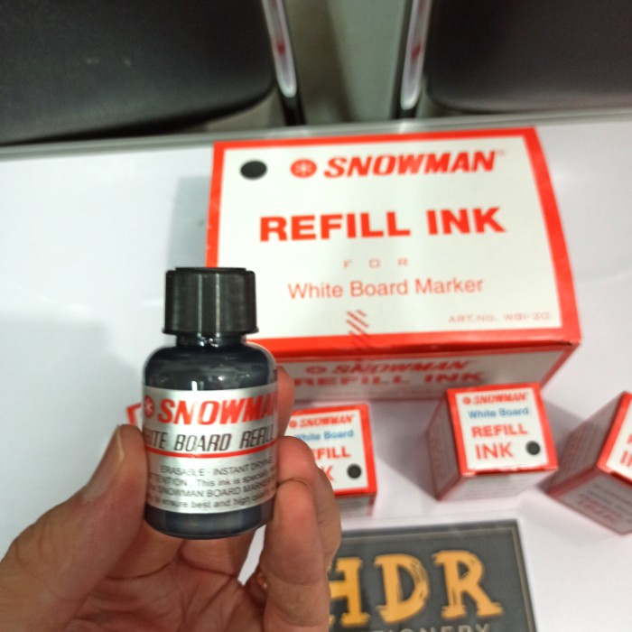 

Refill Tinta Whiteboard Spidol Snowman (12Btl)