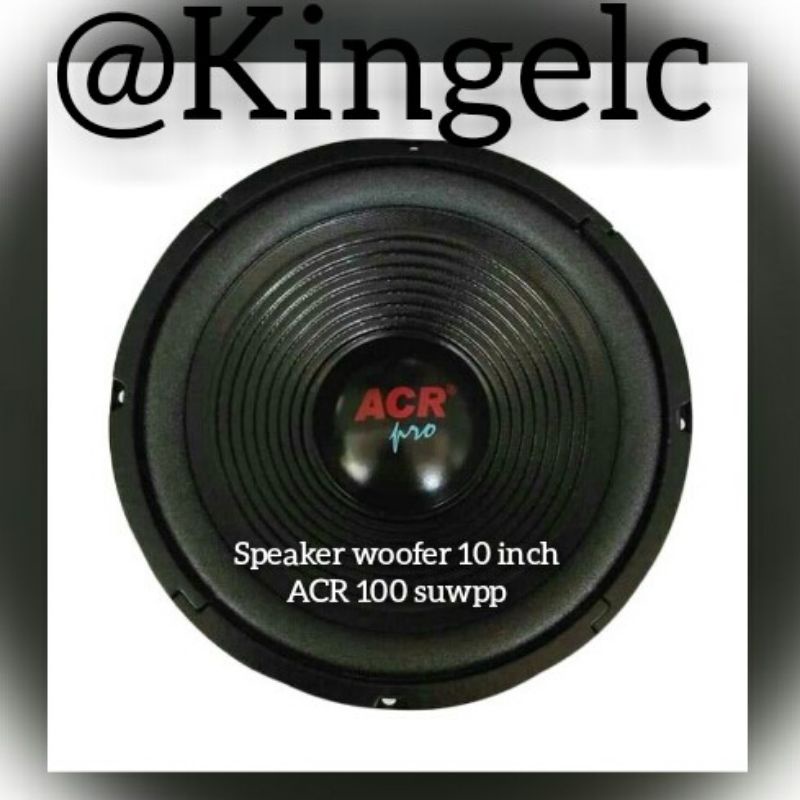 SPEAKER WOOFER 10INCH ACR 100SUWPP