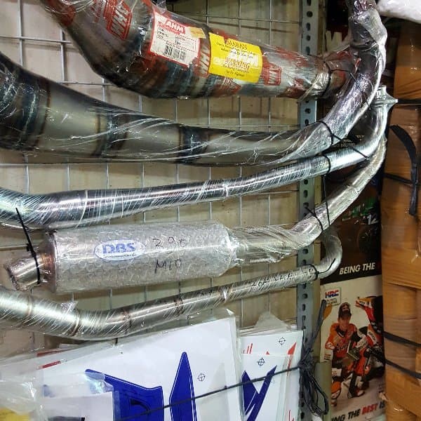✨COD Knalpot Racing Stainless Steel Dbs Yamaha Mio J M3 Karbu Honda Beat Terbatas