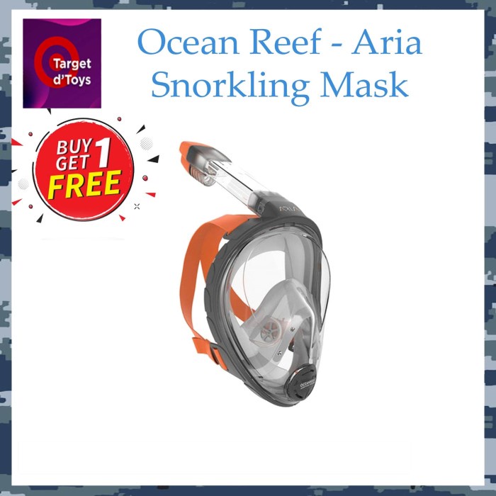 Ready Ocean Reef Aria Full Face Snorkling Mask Alat Selam Buy 1 Get 1 Free