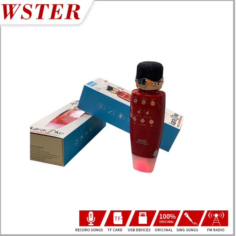 WSTER Original Mic Karaoke microphone Bluetooth wireless WS-2011