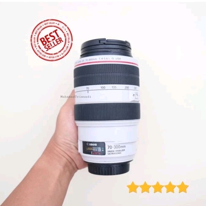 Lensa Tele Canon Lens EF 70-300mm F4-5.6 L IS USM Ultrasonic For DSLR SLR Mulus Murah