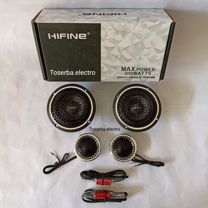 ✅New Ori Speaker Midrange 3 Inch Hifine Plus Tweeter Dome Hifine Audio Mobil Berkualitas