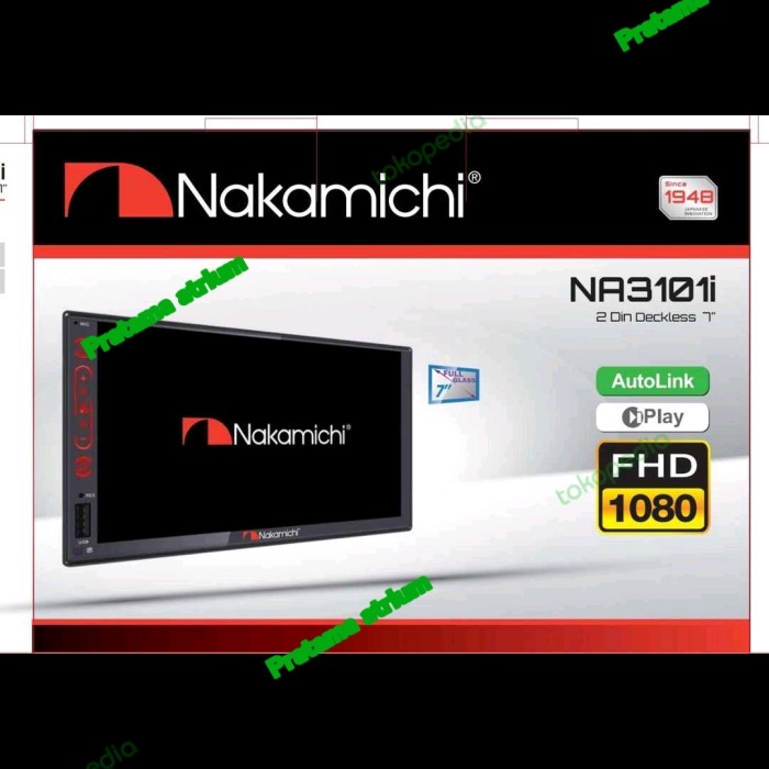 ✅Ori Headunit Deklas Nakamichi Na3102I Mp5 Diskon