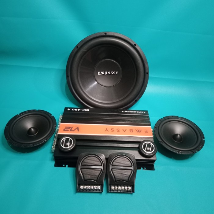 ✅New Ori Paket Embassy Power Embassy Subwoofer Embassy  Speaker Split Embassy Limited