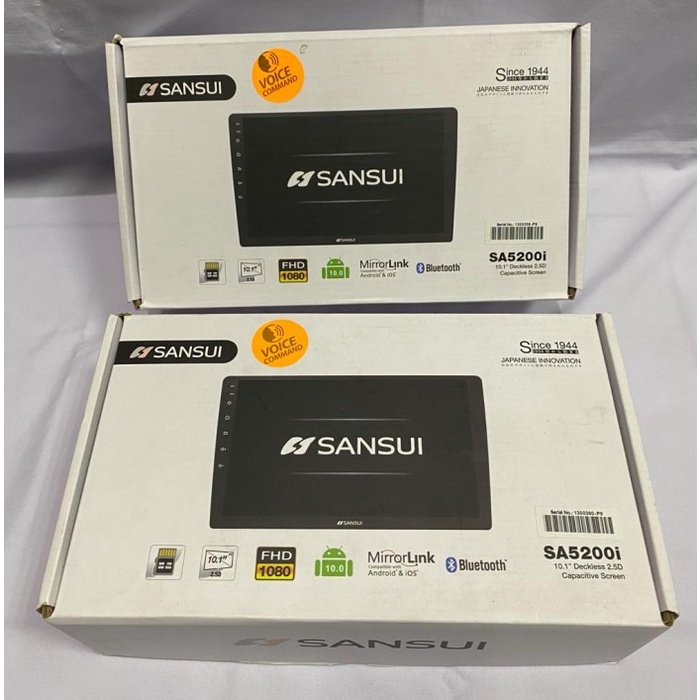 ✅New Ori Head Unit Doubledin10 Inch Android Sansui Sa-5200I / Sa5200I Sansui Diskon