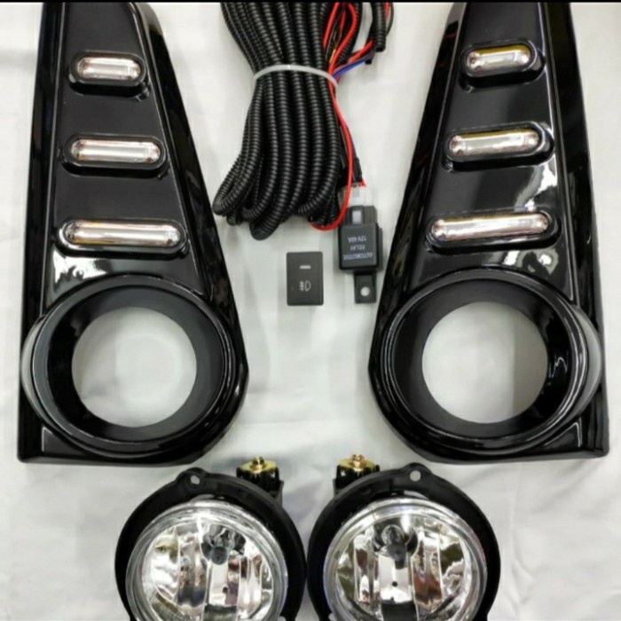 [Original] Foglamp Cover Fog Lamp Mobil Grand Avanza Type Veloz 2019-2021 Terbaru