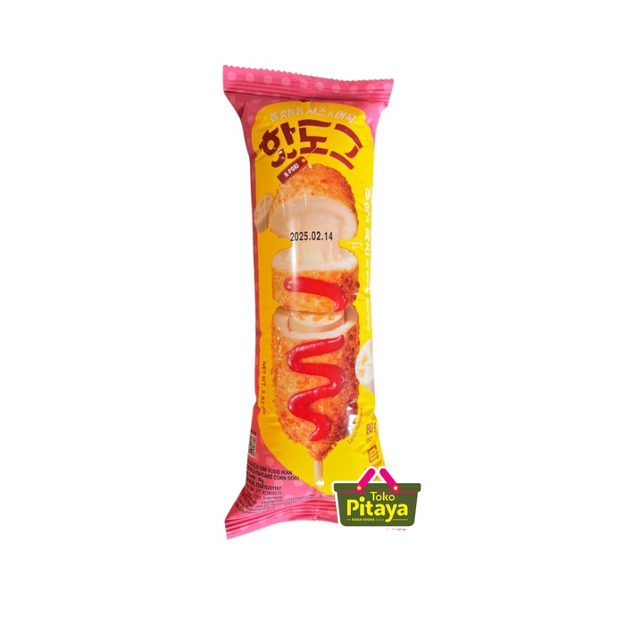 

------] Korinus Corn Dog Korea - Korean Corndog Cheese & Fishcake Halal