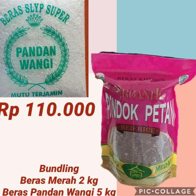 

$$$$] Bundling Beras Merah dan Beras Pandan Wangi