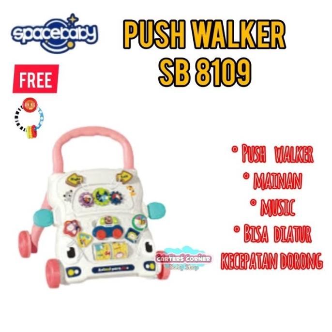 SPACE BABY 3 IN 1 PUSH BABY WALKER SB 801 BISA WALKER, SKUTER, RIDE ON