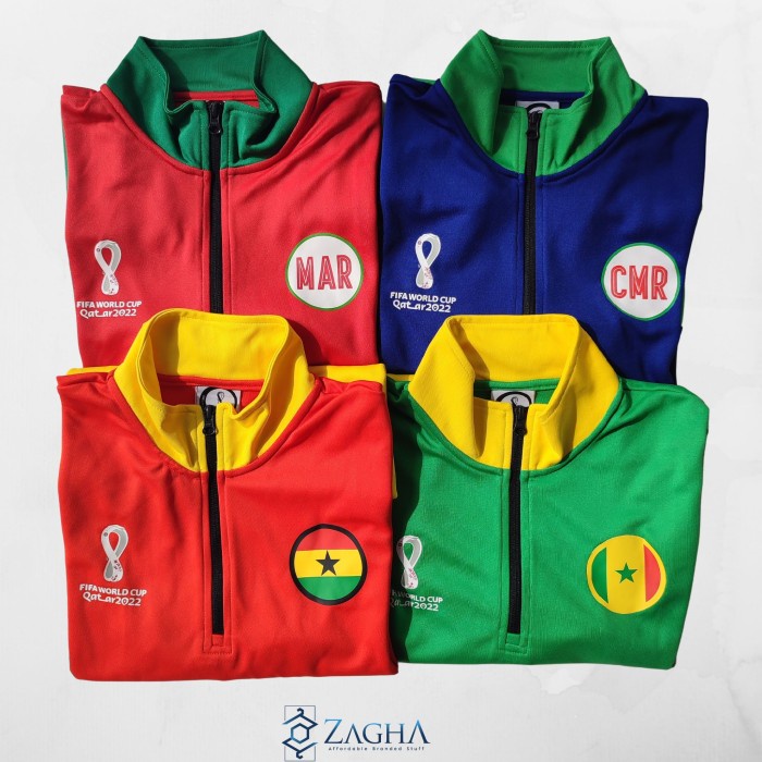 Jaket Piala Dunia Fifa World Cup 2022 1/4 Zip Training Jacket Iv