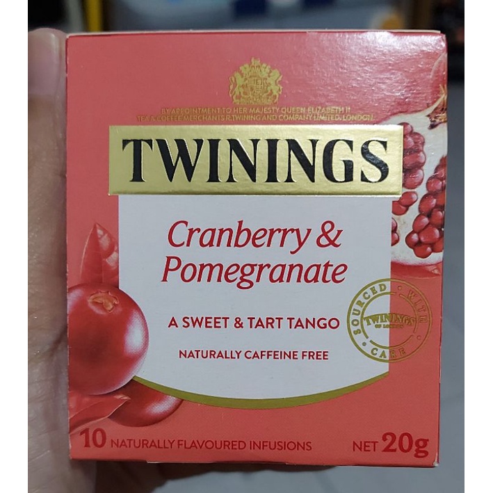 

TWININGS Cranberry & Pomegranate Tea Bags 10pcs Australia