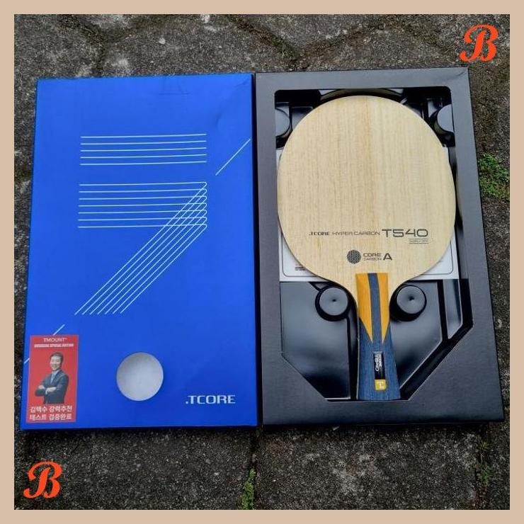 | anb | tcore t540 hyper carbon viscaria tmount st bet bat blade ping pong