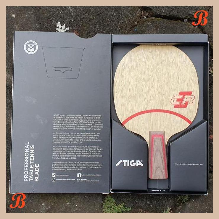 | anb | stiga clipper cr non wrb cp bat bet blade ping pong