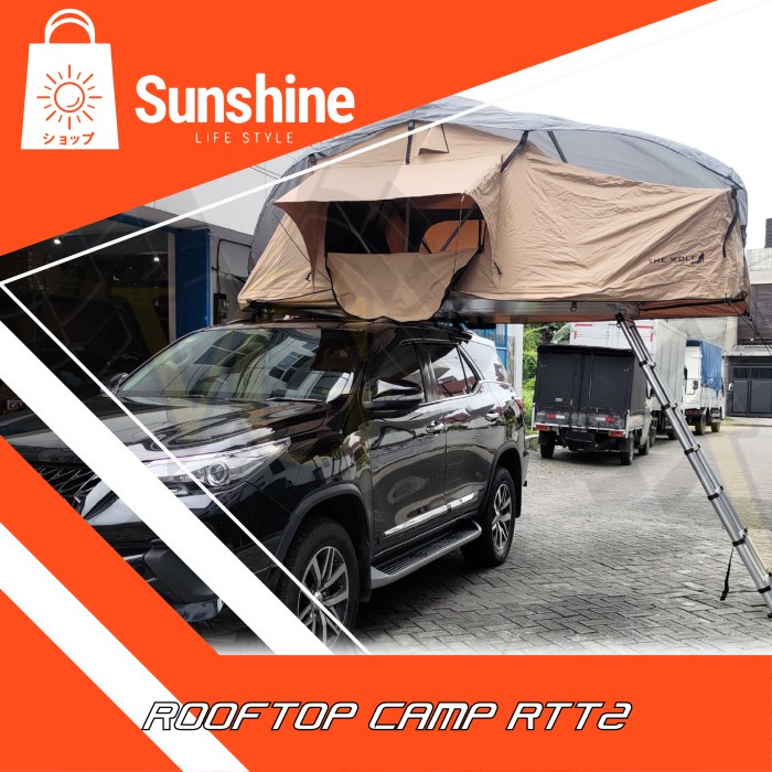 ✨Original Rooftop Camping Car Tenda Atap Mobil Rtt 2 Side Terbaru