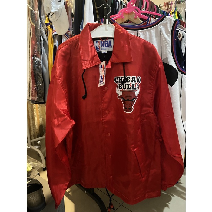 ✨Ori Jacket Jaket Vintage Nba Chicago Bulls Satin Varsity Jaket Berkualitas