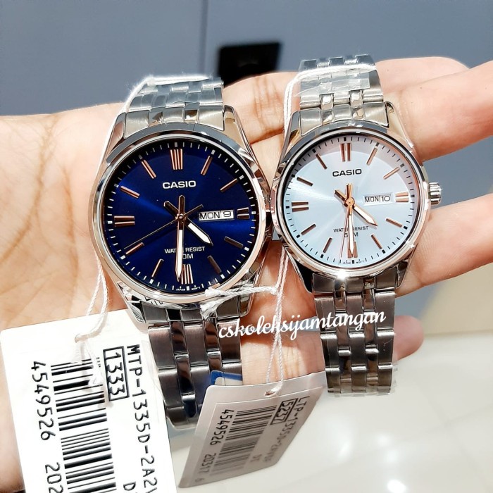 ✨Termurah Jam Tangan Couple Casio Ltp-1335D-2A  Mtp-1335D-2A2 Original Garansi Terbatas