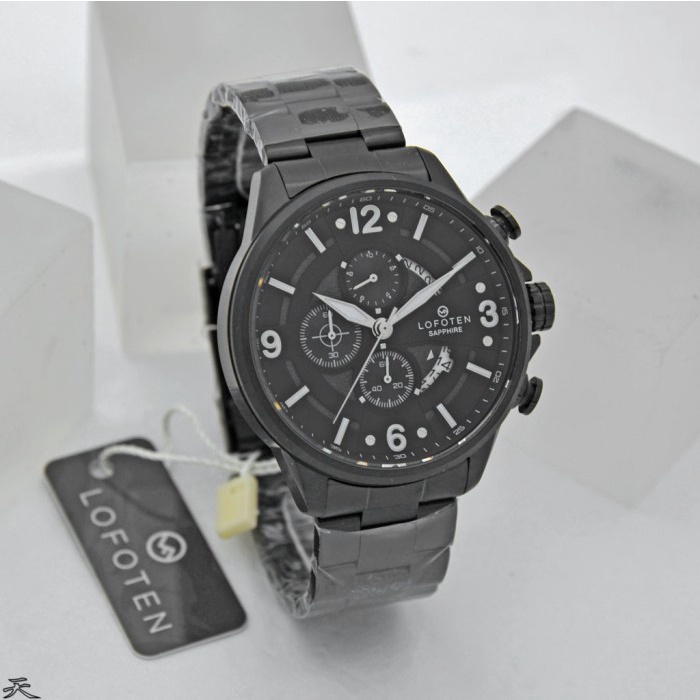 ✨Sale Lofoten 6507Mb - Jam Tangan Pria Original - Sapphire Black Terbatas