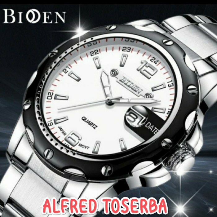 ✨Termurah Jam Tangan Biden Original Bd-0012 Stainless Tgl Aktif Diskon