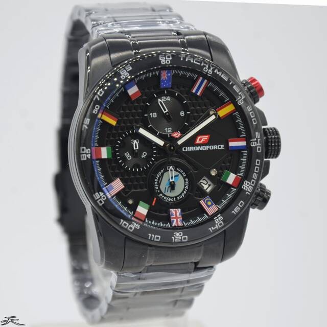 ✨Sale Jam Tangan Pria Original Chronoforce 5265Mb Limited