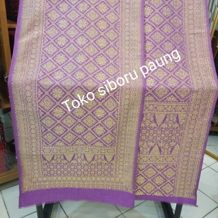 ✨New Songket Lepus Ungu Lilac Permata Gebeng Berkualitas