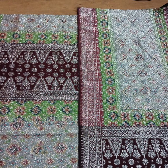 ✨New Songket Palembang Ori Sutra Motif 3 Negri Talas Berkualitas