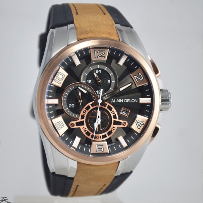 ✨Sale Jam Tangan Alain Delon Original Ad403-1345C Original 100 Alain Delon Diskon
