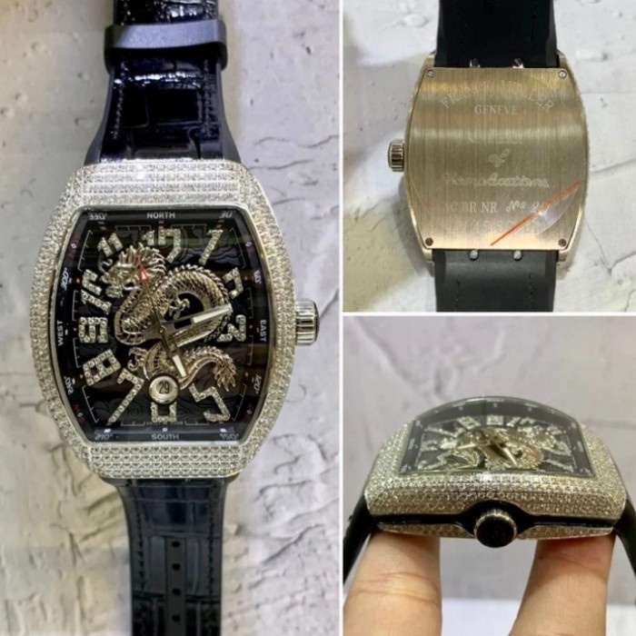 ✨Sale Jam Tangan Priia Automatic F0005 Dragon Body Diamon Jam Tangan 44Mm Diskon