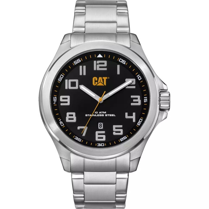 ✨Sale Caterpillar Cat Pu.241.11.111-Jam Tangan Pria -Steel Original Limited